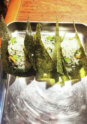 ◆◇黒胡麻めかぶ昆布おむすび◇◆弁当用-レシピのメイン写真