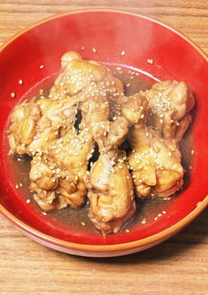 超簡単 手羽元のポン酢煮-レシピのメイン写真
