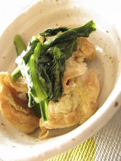 車麩と小松菜の炒め物-レシピのメイン写真