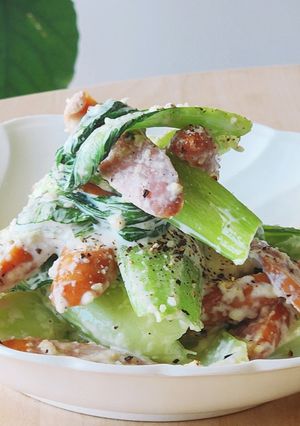 チンゲン菜とソーセージのサラダ☆副菜-レシピのメイン写真