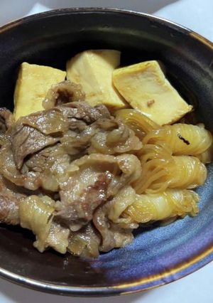 すき焼き風煮込みうどん-レシピのメイン写真