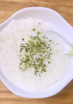 レンジで簡単！洗い物も少ないおかゆ！-レシピのメイン写真