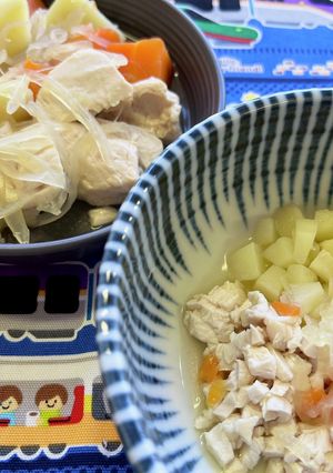【離乳食】9か月から　鶏肉じゃが-レシピのメイン写真