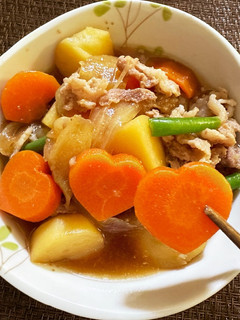 煮崩れしない!無くならない!型抜き野菜♡-レシピのメイン写真