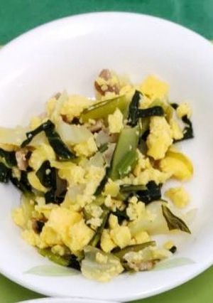 【食育通信】ミモザソテー-レシピのメイン写真