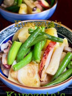 イカとインゲンの新じゃがバター醤油炒め-レシピのメイン写真