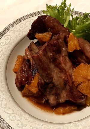 ●スペアリブのオレンジソース煮-レシピのメイン写真