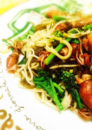 春のパスタ☆もずくとホタルイカと菜の花-レシピのメイン写真