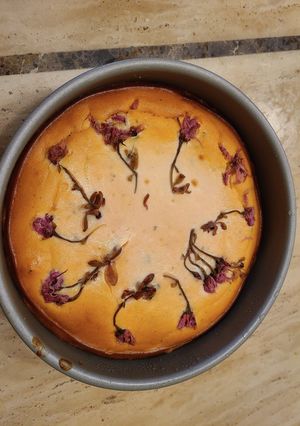 桜あん入りベイクドヨーグルトチーズケーキ-レシピのメイン写真