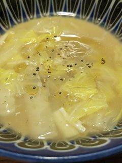 帆立と白菜のとろとろスープ-レシピのメイン写真