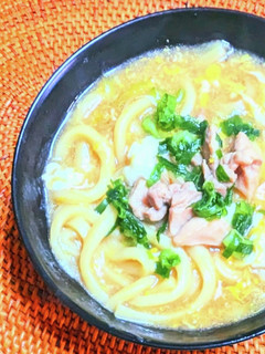 かきたまチキンうどん-レシピのメイン写真