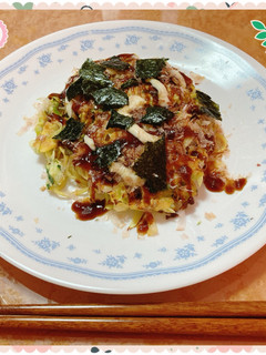 ☆粉なしお好みモダン焼き☆-レシピのメイン写真