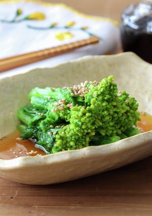 万能つゆでつくる 菜の花のおひたし-レシピのメイン写真