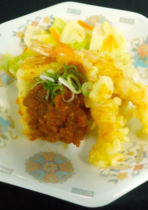 揚げ豆腐のエビチリソースかけ-レシピのメイン写真