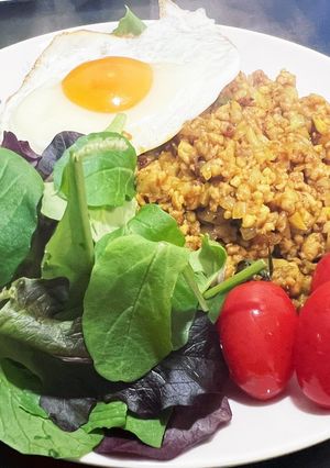 超簡単！カレー味ガパオライス-レシピのメイン写真