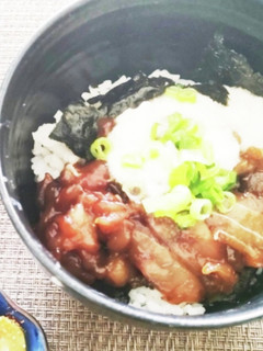 ひとりご飯!簡単!便利!かさ増しまぐろ丼-レシピのメイン写真
