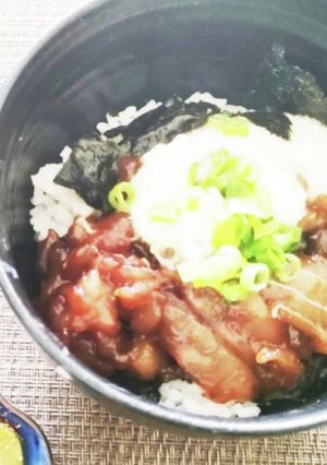ひとりご飯!簡単!便利!かさ増しまぐろ丼-レシピのメイン写真