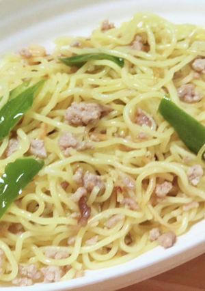 豚ひき肉とピーマンの塩焼きそば-レシピのメイン写真