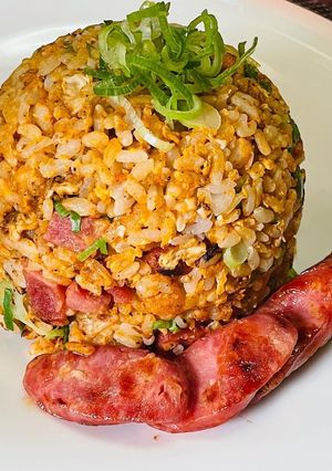 台湾香腸ソーセージの炒飯-レシピのメイン写真