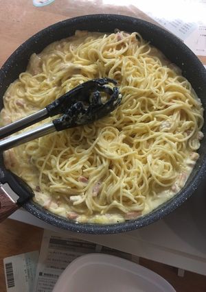 簡単カルボナーラ-レシピのメイン写真
