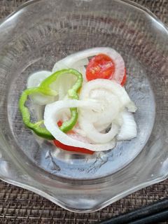 新玉ねぎとプチトマトのマリネ-レシピのメイン写真