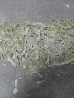 ホウレンソウの生パスタ-レシピのメイン写真