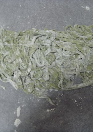 ホウレンソウの生パスタ-レシピのメイン写真