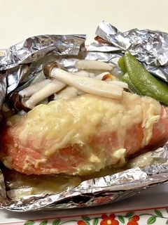 鮭と味噌とチーズのホイル焼き-レシピのメイン写真