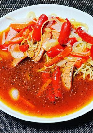 あんかけパスタ(ミラカン)-レシピのメイン写真