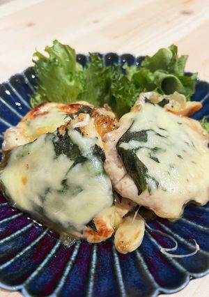 ヘルシー！がっつり？鶏胸肉のチーズ焼き-レシピのメイン写真