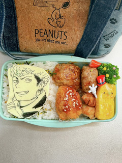 毎日高校男子弁当 ぶっちぎり キャラ弁-レシピのメイン写真