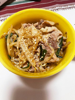 簡単すぎる!ご飯がすすむ豚ニラもやし-レシピのメイン写真