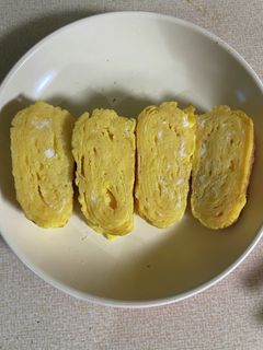 \白だしで作る卵焼き/-レシピのメイン写真