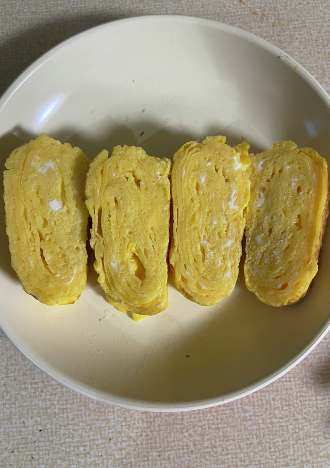 \白だしで作る卵焼き/-レシピのメイン写真