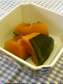 レンジでできるかぼちゃの煮物-レシピのメイン写真