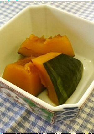 レンジでできるかぼちゃの煮物-レシピのメイン写真