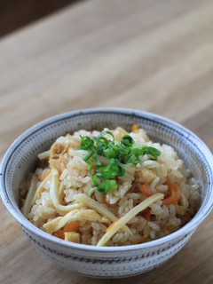 旨味広がる!たけのこと鶏肉の炊き込みご飯-レシピのメイン写真