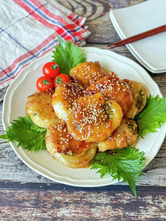 青じそ×チーズの新玉豚バラ巻き-レシピのメイン写真