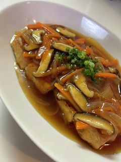 厚揚げ とろ〜り熱々あんかけ-レシピのメイン写真