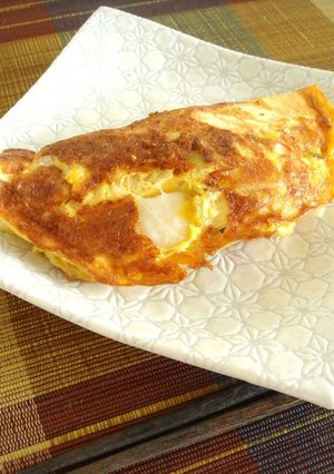 餅入り♪和風オムレツ-レシピのメイン写真