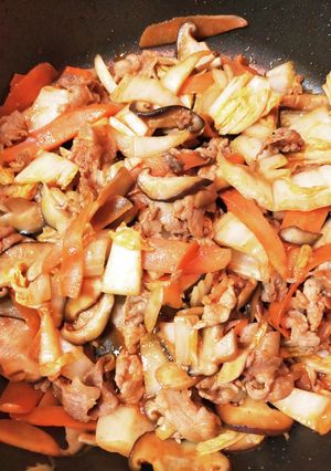 豚肉白菜コチュジャン-レシピのメイン写真