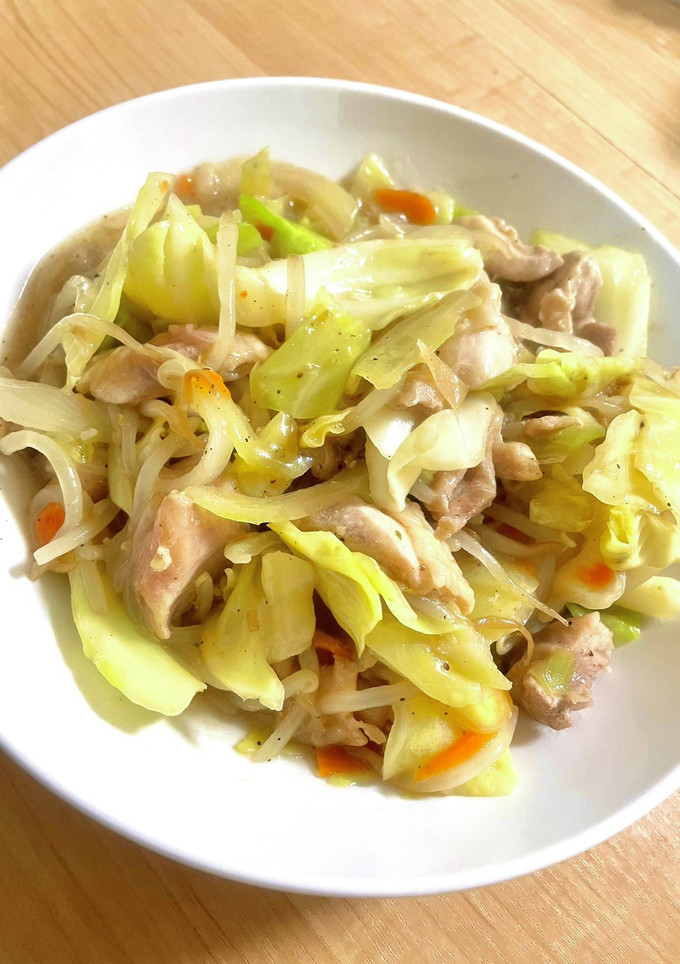 袋野菜とレトルト中華丼で時短！中華炒め-レシピのメイン写真