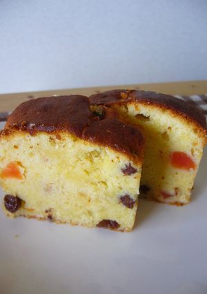 ラム酒漬けドライフルーツのパウンドケーキ-レシピのメイン写真