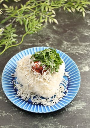簡単！しらす大葉梅干しのおにぎり風-レシピのメイン写真