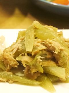 めんつゆで簡単★ふきとツナの炒め煮-レシピのメイン写真