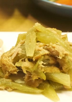 めんつゆで簡単★ふきとツナの炒め煮-レシピのメイン写真