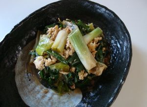 葉ねぎと長ねぎのツナたま炒め　塩風味-レシピのメイン写真