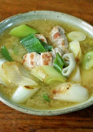 白ネギと豚ばら肉の豚汁-レシピのメイン写真