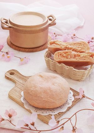銅鍋てふてふで作る　ラズベリーミルクパン-レシピのメイン写真