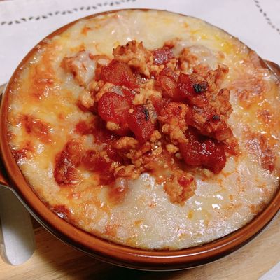 簡単アレンジ ミートドリア あまったご飯で簡単アレンジ】ミラノ風仕立て ミートドリア／1人前